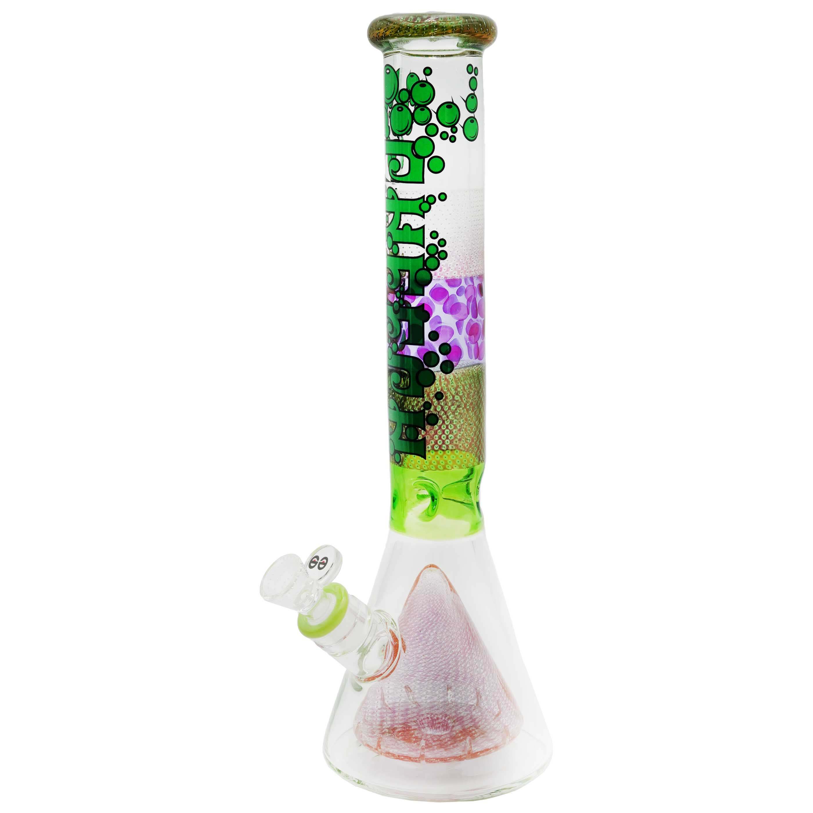 Cheech Dotted Inner Dome Beaker Waterpipe (CHE-244) | 17 inch | Assorted Colors product image